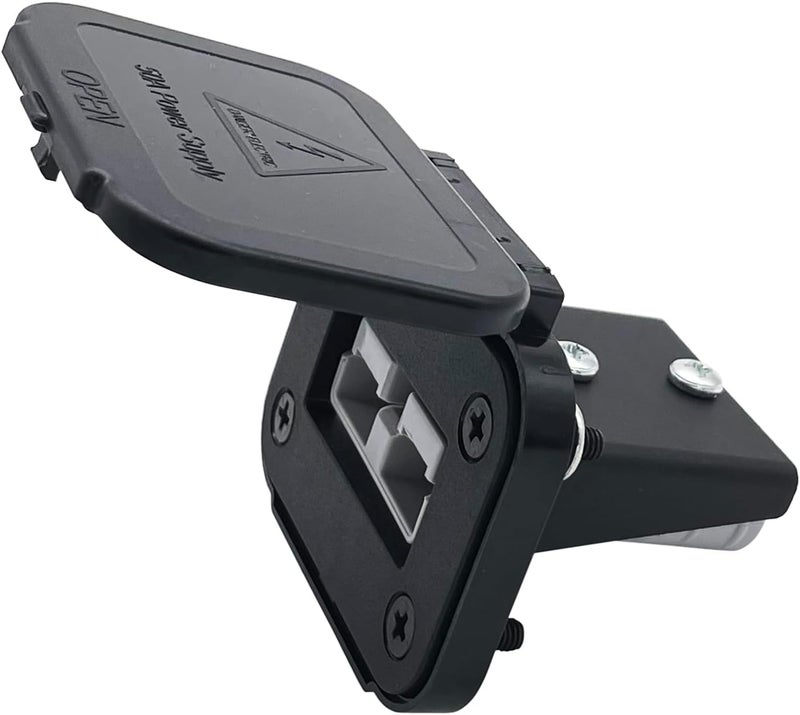 JooFn 50A Plug Mounting Panel for Anderson SB50 Series Connectors Flush Mount Recessed Plate (Gray-1pc) - Image 4